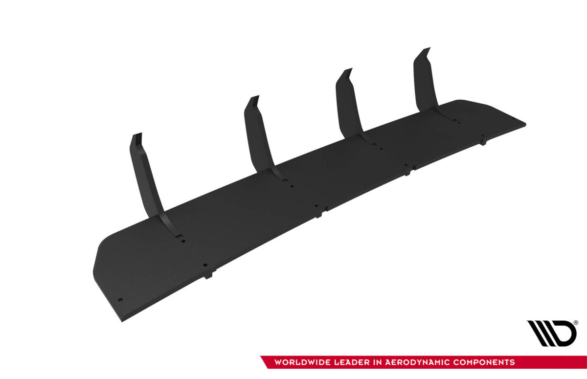 Street Pro Heckansatz Diffusor V.2 passend für VW Golf GTI Clubsport Mk8 FL schwarz matt