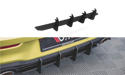 Street Pro Heckansatz Diffusor V.2 passend für VW Golf GTI Clubsport Mk8 schwarz matt