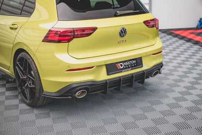 Street Pro Heckansatz Diffusor V.2 passend für VW Golf GTI Clubsport Mk8 schwarz matt