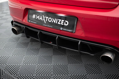 Street Pro Heckansatz Diffusor V.2 passend für VW Golf GTI Mk6 schwarz matt