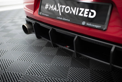 Street Pro Heckansatz Diffusor V.2 passend für VW Golf GTI Mk6 schwarz matt