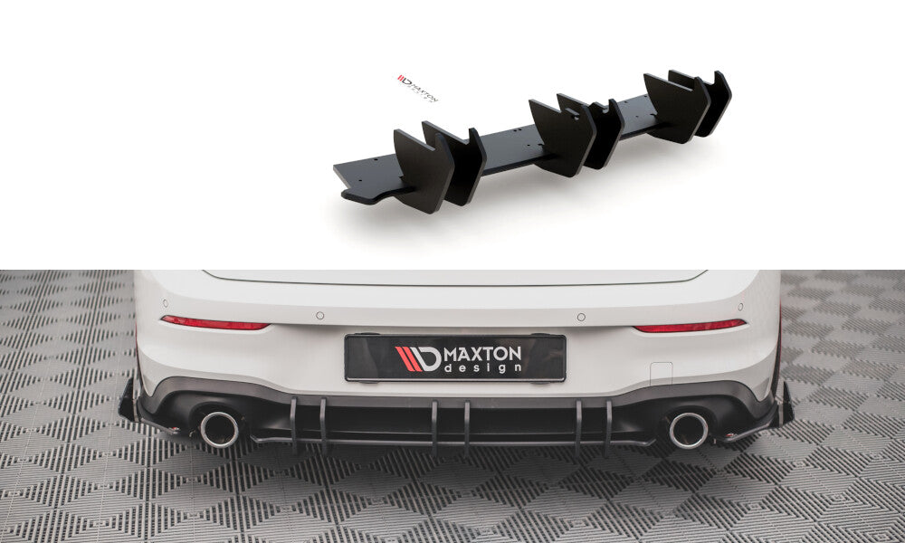 Street Pro Heckansatz Diffusor V.2 passend für VW Golf GTI Mk8 schwarz matt