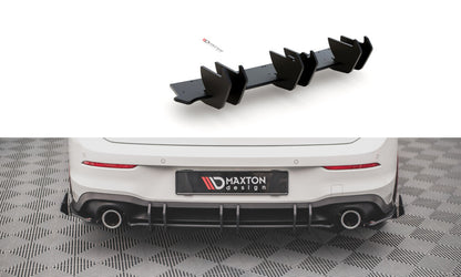 Street Pro Heckansatz Diffusor V.2 passend für VW Golf GTI Mk8 schwarz matt