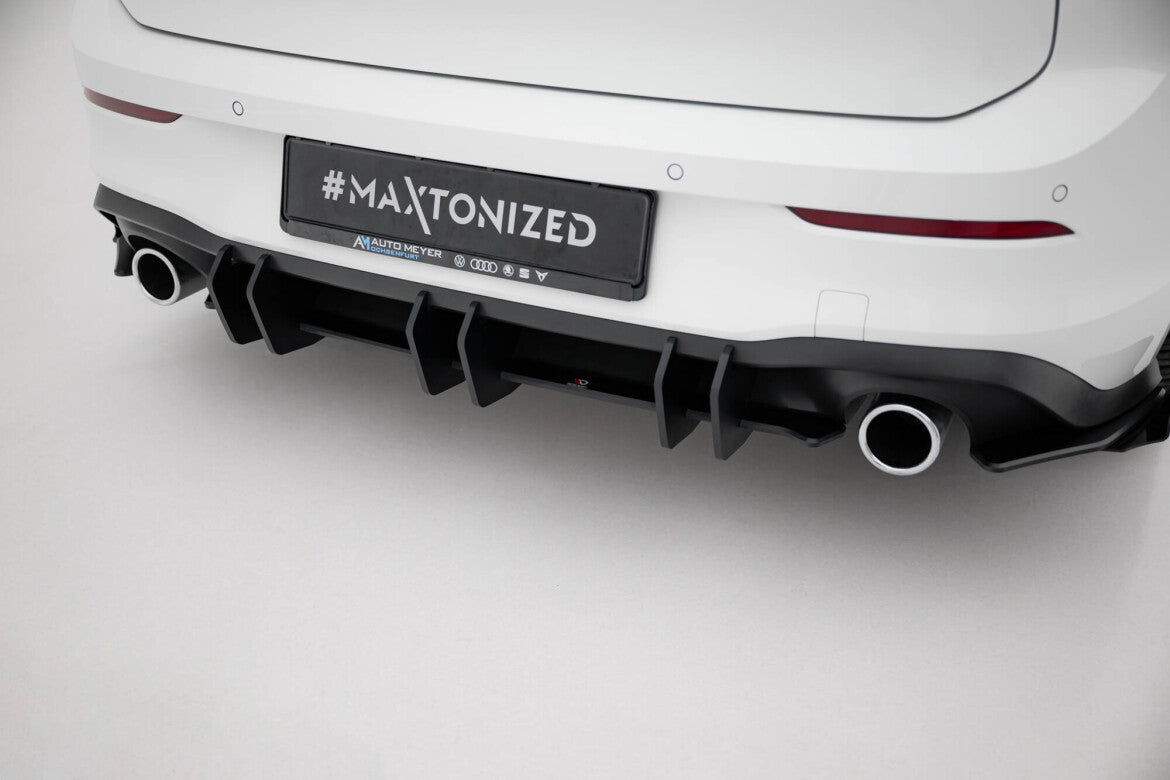 Street Pro Heckansatz Diffusor V.2 passend für VW Golf GTI Mk8 schwarz matt