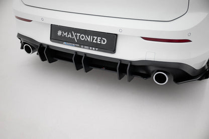 Street Pro Heckansatz Diffusor V.2 passend für VW Golf GTI Mk8 schwarz matt