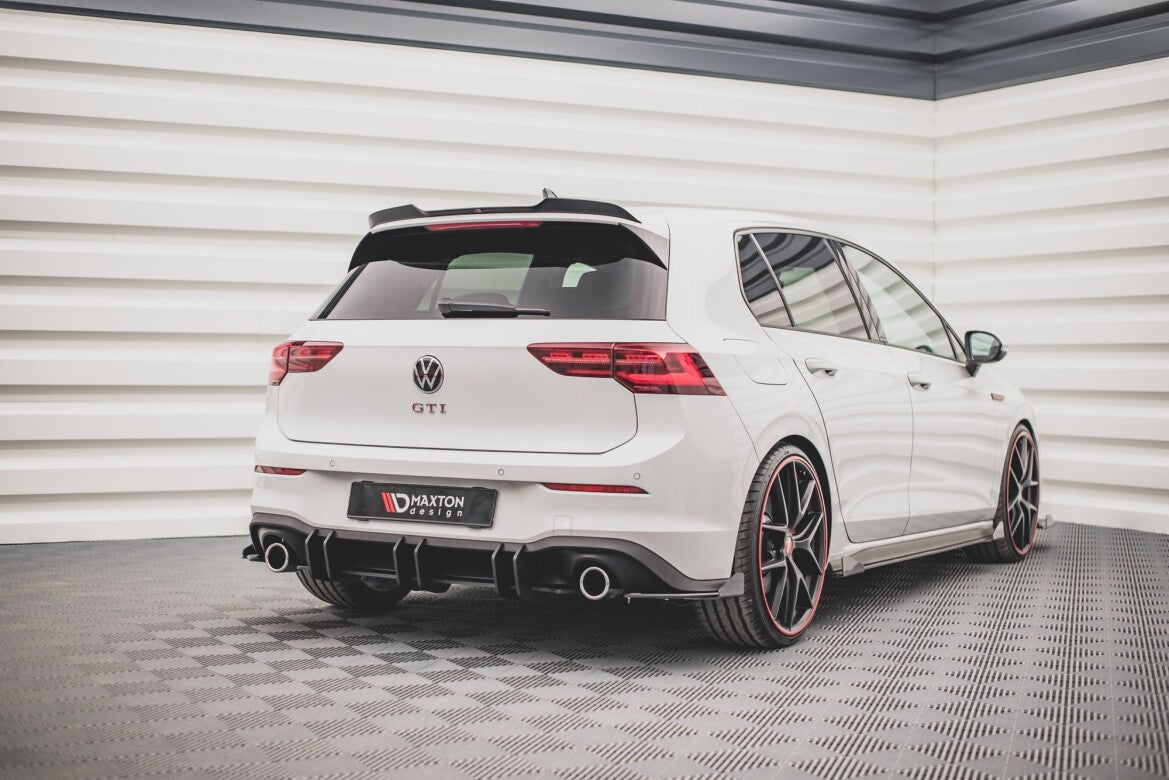 Street Pro Heckansatz Diffusor V.2 passend für VW Golf GTI Mk8 schwarz matt