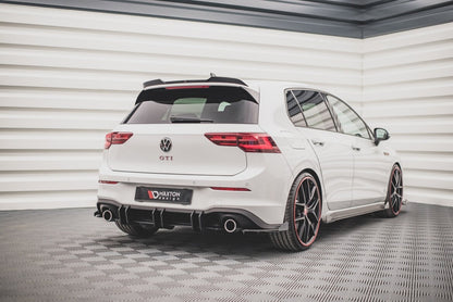 Street Pro Heckansatz Diffusor V.2 passend für VW Golf GTI Mk8 schwarz matt