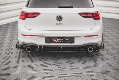 Street Pro Heckansatz Diffusor V.2 passend für VW Golf GTI Mk8 schwarz matt