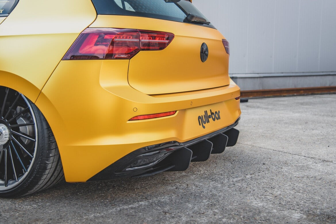 Street Pro Heckansatz Diffusor V.2 passend für VW Golf Mk8 schwarz matt