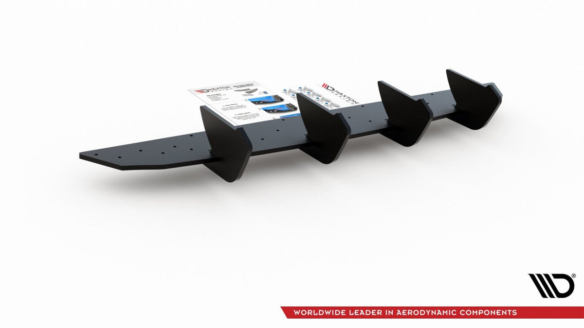 Street Pro Heckansatz Diffusor V.2 passend für VW Golf Mk8 schwarz matt