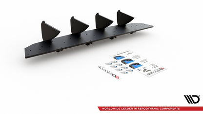 Street Pro Heckansatz Diffusor V.2 passend für VW Golf Mk8 schwarz matt