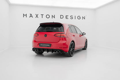 Street Pro Heckansatz Diffusor V.2 passend für VW Golf R Mk7 FL schwarz matt