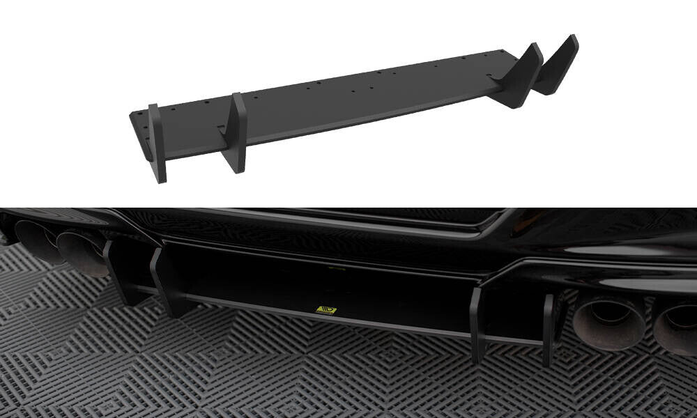 Street Pro Heckansatz Diffusor V.3 passend für BMW 1er F40 M-Paket / M135i schwarz matt