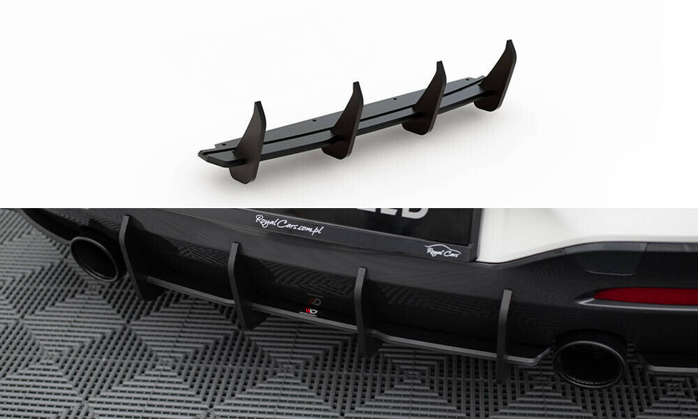 Street Pro Heckansatz Diffusor V.3 passend für BMW M140i schwarz matt