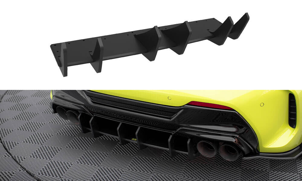 Street Pro Heckansatz Diffusor V.4 passend für BMW 1er F40 M-Paket / M135i schwarz matt