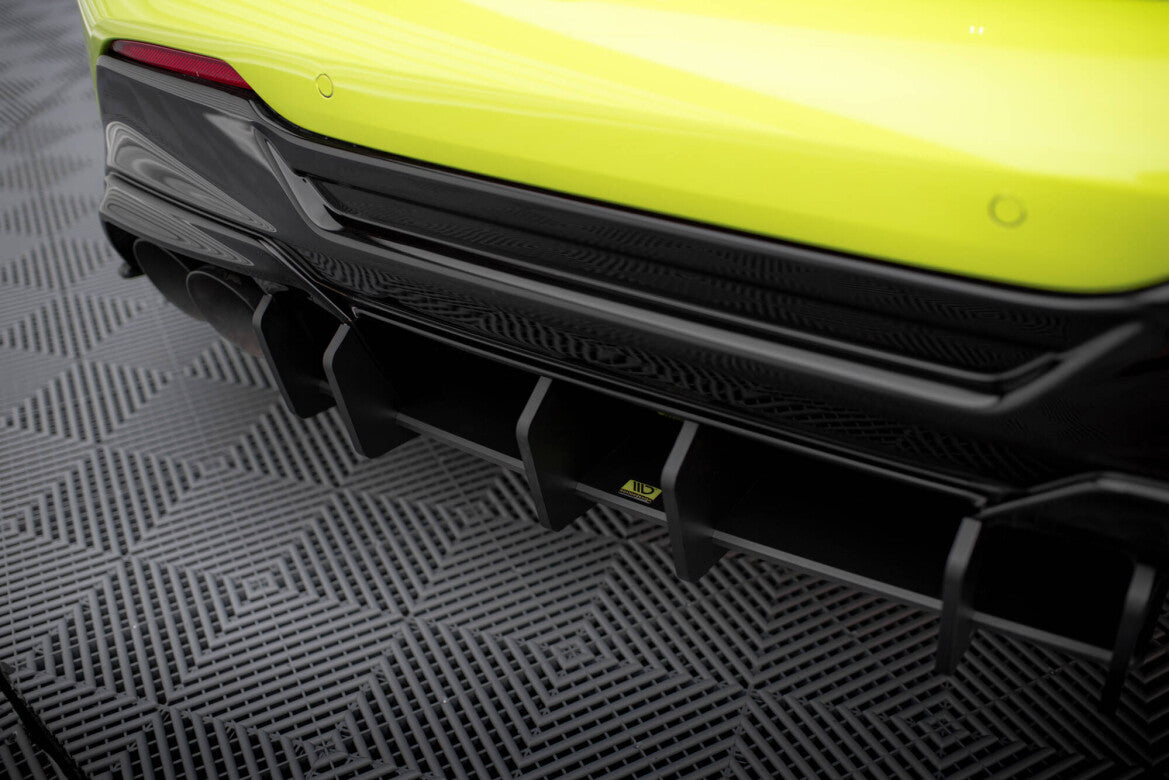 Street Pro Heckansatz Diffusor V.4 passend für BMW 1er F40 M-Paket / M135i schwarz matt