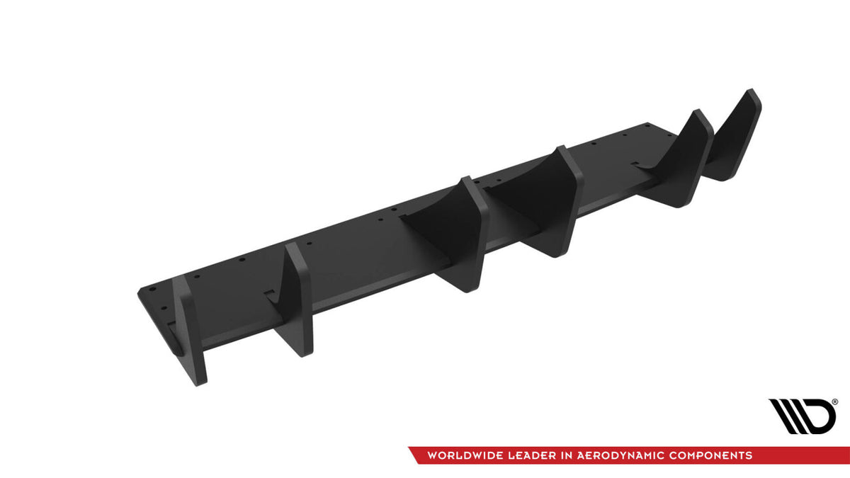 Street Pro Heckansatz Diffusor V.4 passend für BMW 1er F40 M-Paket / M135i schwarz matt
