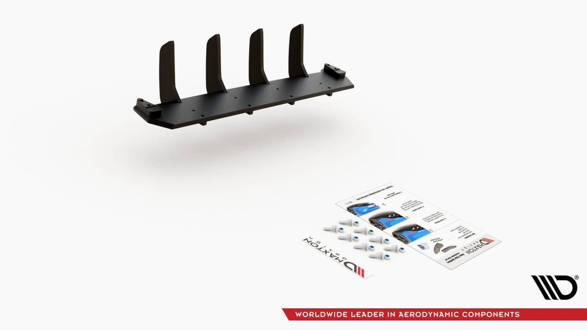 Street Pro Heckansatz Diffusor V.4 passend für BMW M140i schwarz matt