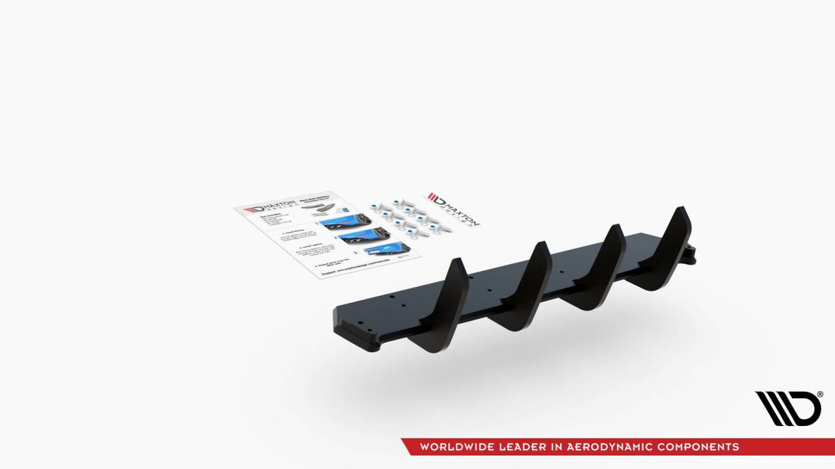 Street Pro Heckansatz Diffusor V.4 passend für BMW M140i schwarz matt