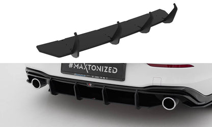 Street Pro Heckansatz Diffusor V.4 passend für VW Golf GTI Mk8 schwarz matt