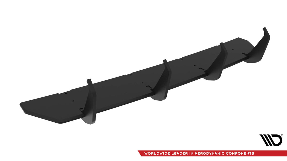 Street Pro Heckansatz Diffusor V.4 passend für VW Golf GTI Mk8 schwarz matt