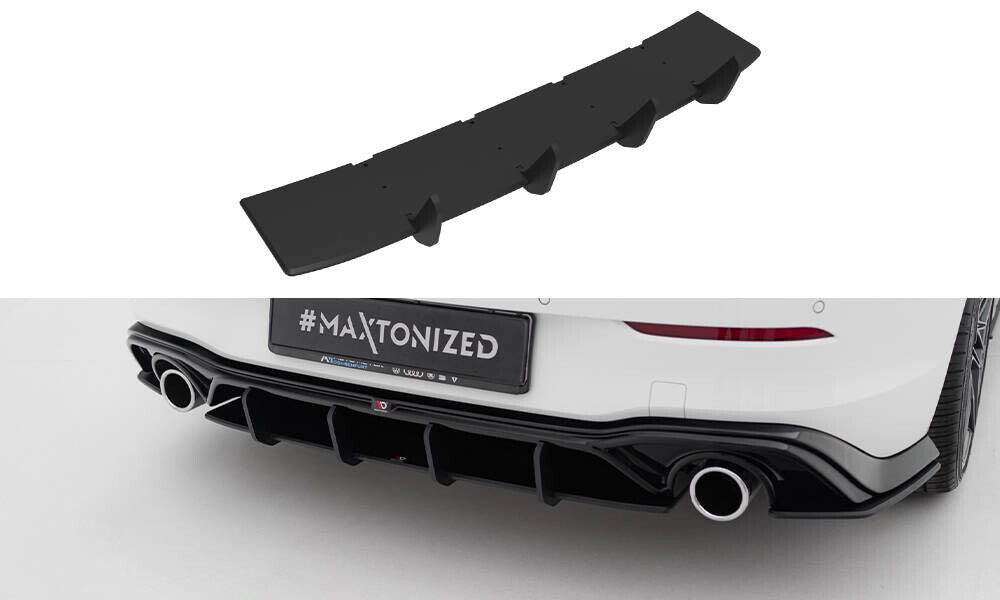 Street Pro Heckansatz Diffusor V.5 passend für VW Golf GTI Mk8 schwarz matt