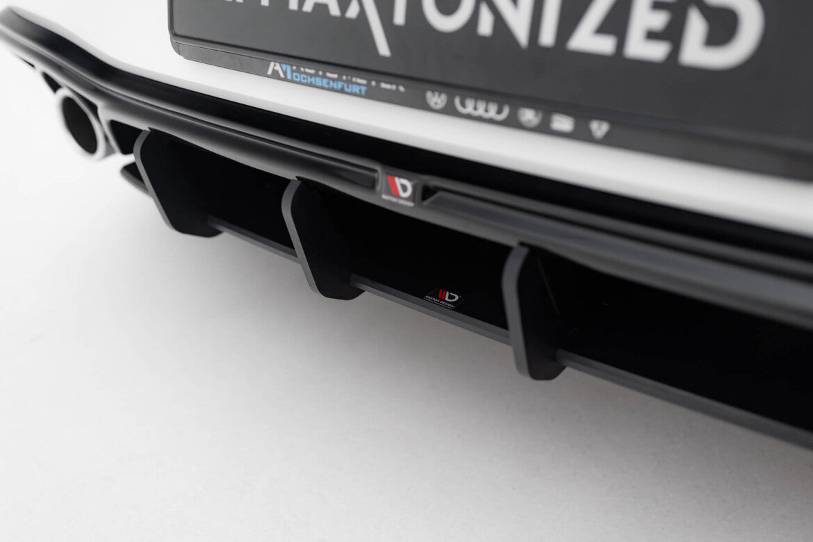 Street Pro Heckansatz Diffusor V.5 passend für VW Golf GTI Mk8 schwarz matt