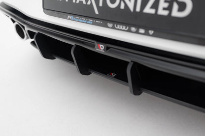 Street Pro Heckansatz Diffusor V.5 passend für VW Golf GTI Mk8 schwarz matt