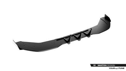 Street Pro Heckschürze passend für Cupra Leon Hatchback Mk1 Facelift schwarz matt + Hochglanz Flaps