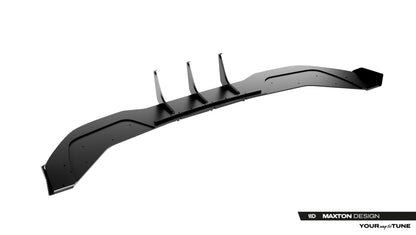 Street Pro Heckschürze passend für Cupra Leon Hatchback Mk1 Facelift schwarz matt + Hochglanz Flaps