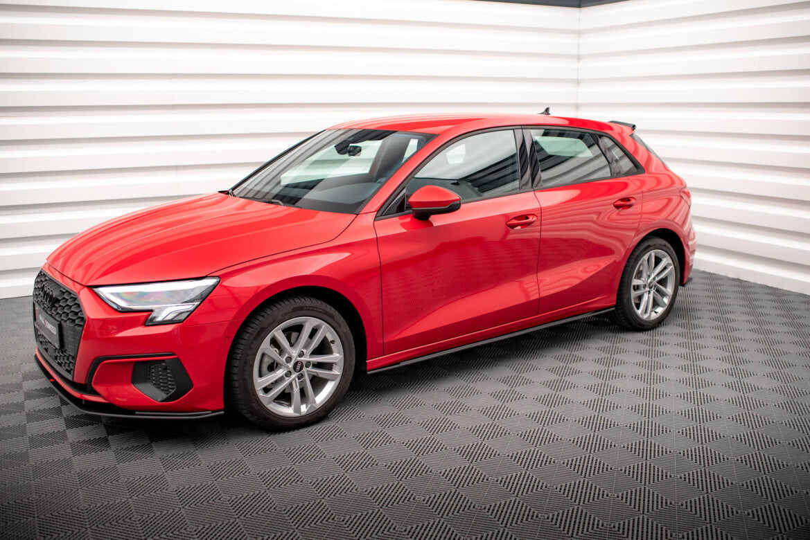 Street Pro Seitenschweller passend für Audi A3 8Y schwarz matt
