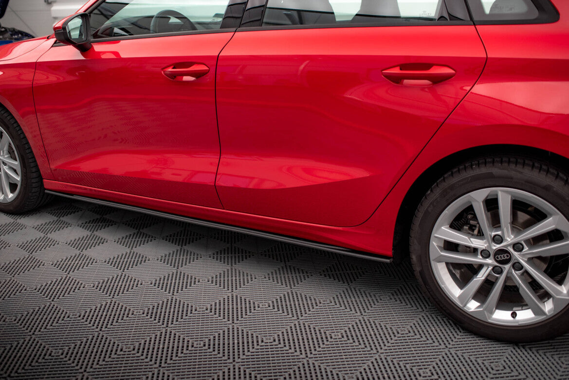 Street Pro Seitenschweller passend für Audi A3 8Y schwarz matt