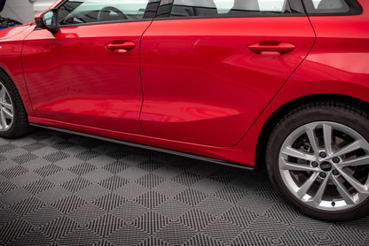 Street Pro Seitenschweller passend für Audi A3 8Y schwarz matt