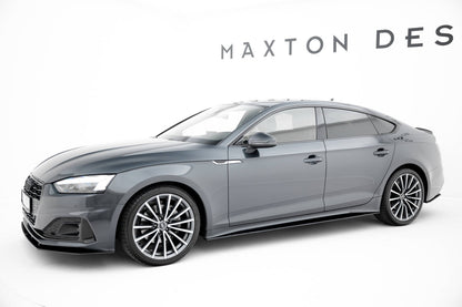 Street Pro Seitenschweller passend für Audi A5 Sportback F5 FL schwarz matt