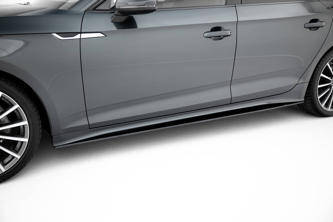 Street Pro Seitenschweller passend für Audi A5 Sportback F5 FL schwarz matt