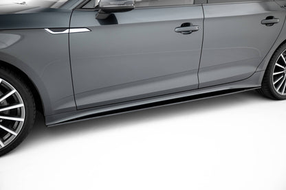 Street Pro Seitenschweller passend für Audi A5 Sportback F5 FL schwarz matt