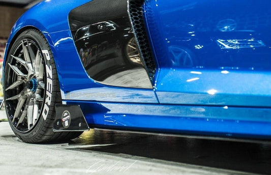 Street Pro Seitenschweller passend für Audi R8 Mk.2 schwarz matt
