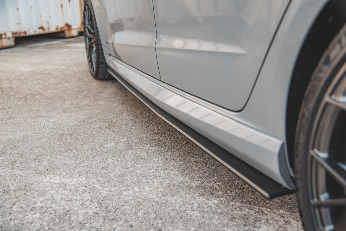 Street Pro Seitenschweller passend für Audi RS3 8V Sportback schwarz matt