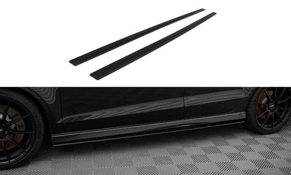 Street Pro Seitenschweller passend für Audi RS3 Limousine 8V FL schwarz matt