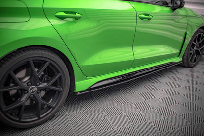 Street Pro Seitenschweller passend für Audi RS3 Limousine 8Y schwarz matt