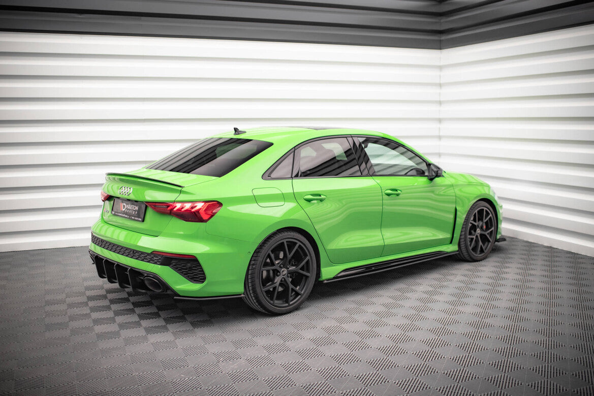 Street Pro Seitenschweller passend für Audi RS3 Limousine 8Y schwarz matt