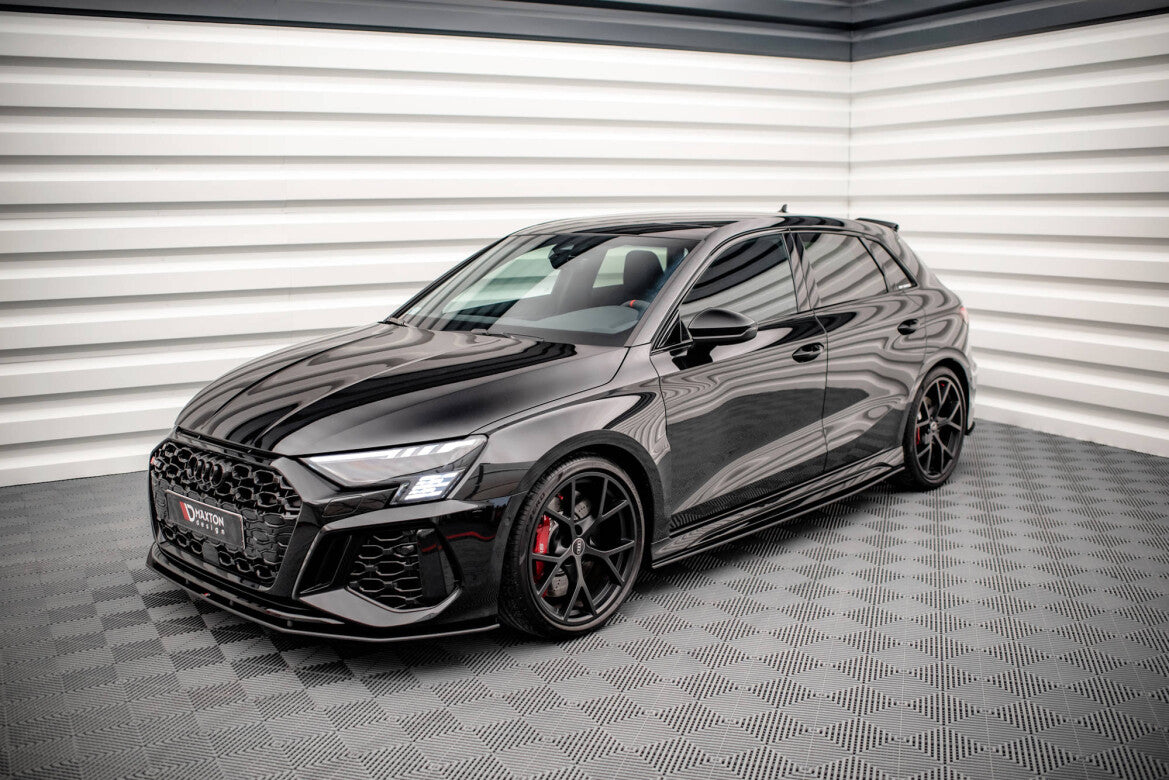 Street Pro Seitenschweller passend für Audi RS3 Sportback 8Y schwarz matt