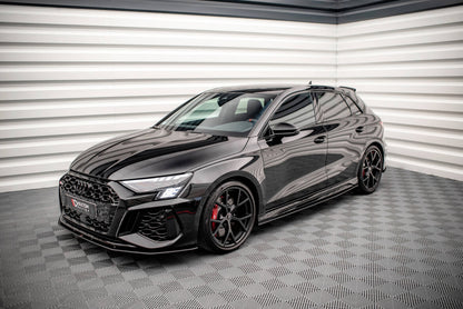 Street Pro Seitenschweller passend für Audi RS3 Sportback 8Y schwarz matt