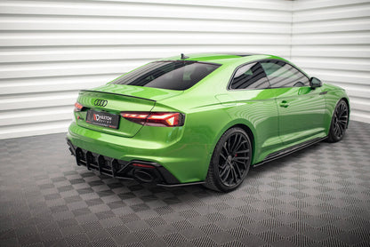 Street Pro Seitenschweller passend für Audi RS5 Coupe F5 FL schwarz matt