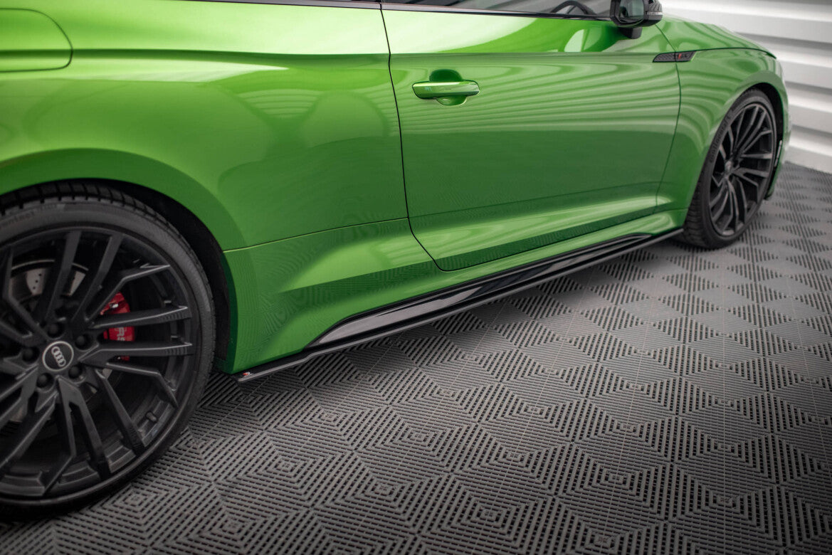 Street Pro Seitenschweller passend für Audi RS5 Coupe F5 FL schwarz matt