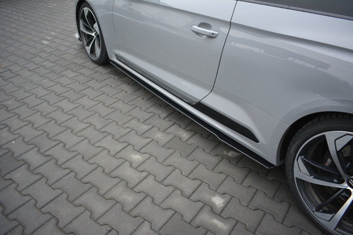 Street Pro Seitenschweller passend für Audi RS5 F5 Coupe schwarz matt