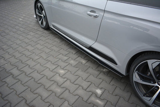 Street Pro Seitenschweller passend für Audi RS5 F5 Coupe schwarz matt