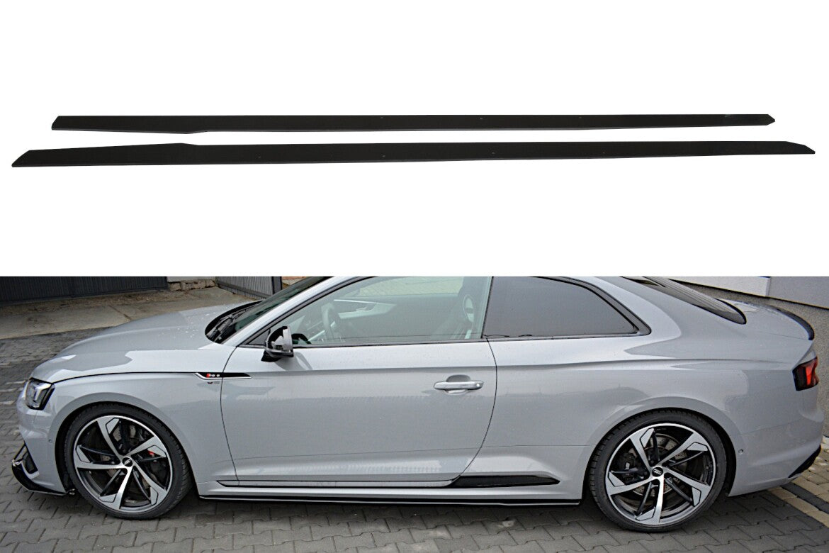Street Pro Seitenschweller passend für Audi RS5 F5 Coupe schwarz matt