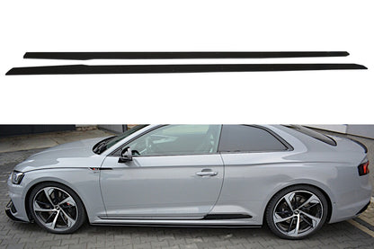 Street Pro Seitenschweller passend für Audi RS5 F5 Coupe schwarz matt