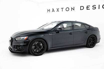 Street Pro Seitenschweller passend für Audi RS5 Sportback F5 schwarz matt